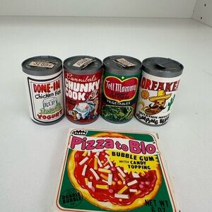 Vintage 80s Candy VINTAGE for LOT Fleer Pizza to Blo Bubble Gum
